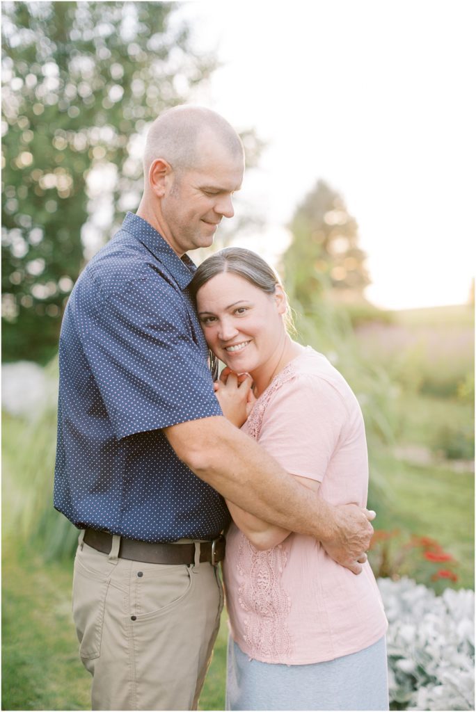 Couple at family session