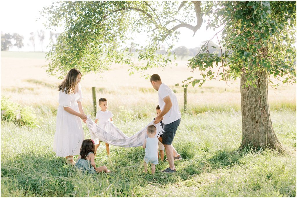Lititz Family Styled Session in pasture