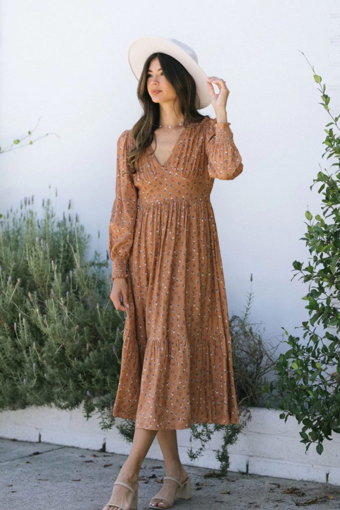 Camel Dress for Five Dresses for your session