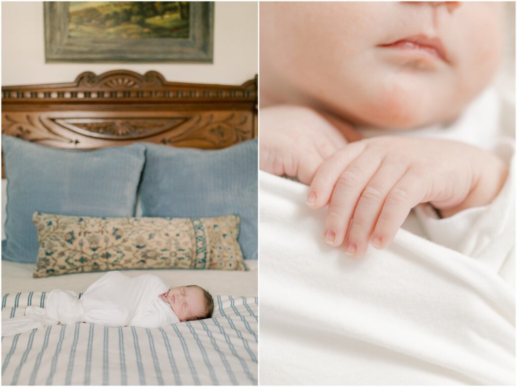 Winter Newborn Session Lancaster PA with Angelique Jasmin Photography